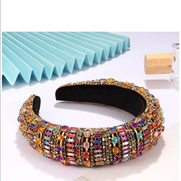 Rhinestone Headband colorful🌈🌈 - Picture 4 of 5